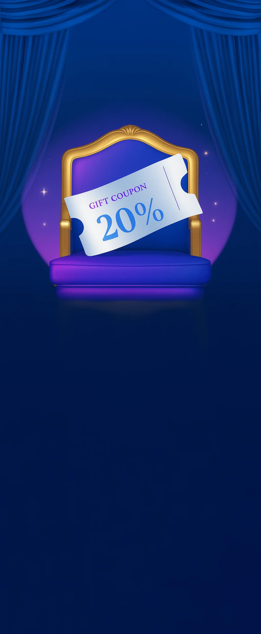 파란색 커튼 배경